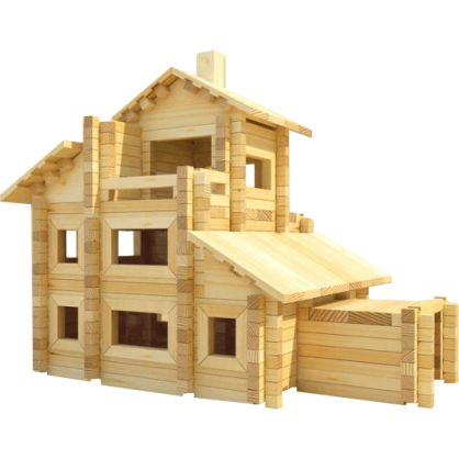 Конструктор Лесовичок Разборный домик №7 les 007 фото 1